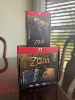 Nintendo Switch 2 Legend of Zelda 40th Anniversary Edition Bundle