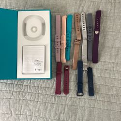 Fitbit Box w/ 9 Colored Bands (box only)