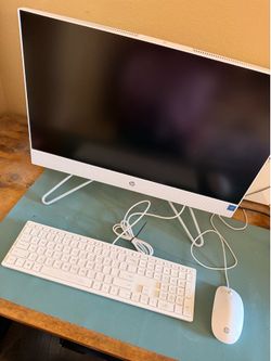 HP 24” All-in-One Desktop PC | Windows 11 | SSD Storage | Ready to Use
