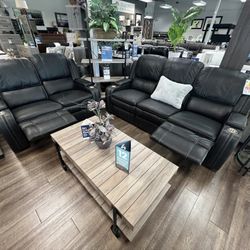 2pc Reclining Sofa & Love Seat