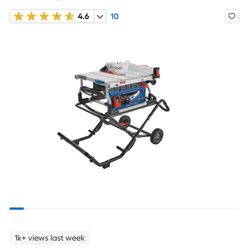 Like New Bosch Table Saw.  Used Twice 