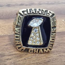 New York Giants Championship Ring Size 11 Superbowl Taylor Gold