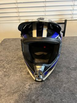 O’Neal dirt bike helmet, Large, Blue