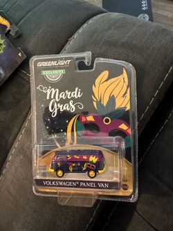 Greenlight VOLKSWAGEN Type 2 Panel Van Mardi Gras 2020 30126 1/64