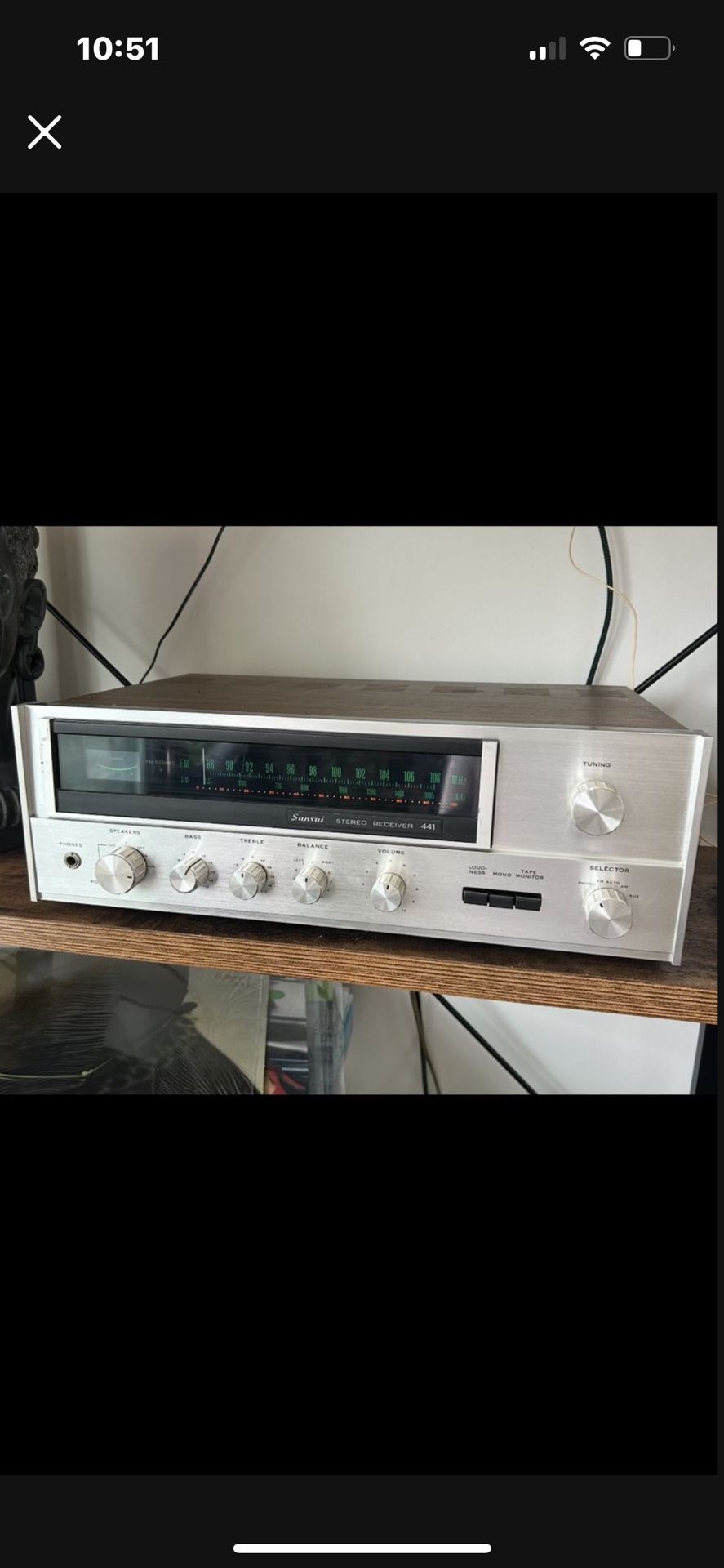 Vintage Sansui 441 AM/FM Stereo receiver