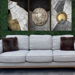 (Free Delivery 🚚) Gray Article Couch