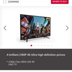 55" CLASS 4K ULTRA HD (2160P) LED TV (RTU5540)