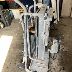 Ridgid Tile Saw 7” Blade Wet Saw With Rolling Stand