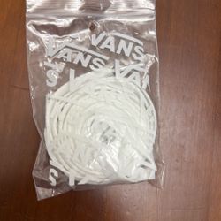 White Vans Shoelaces