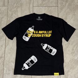That's A Awful Lot Of Cough Syrup" graphic t-shirt, a streetwear item known by the acronym ALOC. 