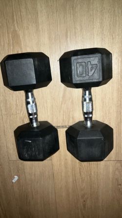 40lb dumbbells
