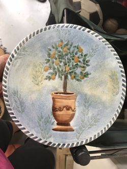 Trivet - with Topiary Design