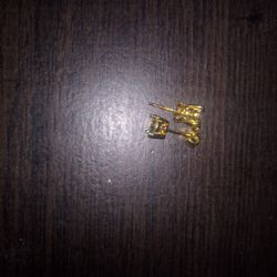 VVS Moissanite Diamond Stud Earrings 1ct. 925S 18k GP - PASSES DIAMOND TESTER