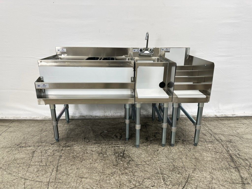 NSF 54 ins Stainless Steel Combination Cocktail Station FS301212