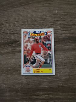 1986 Ozzie Smith All-Star Baseball Card