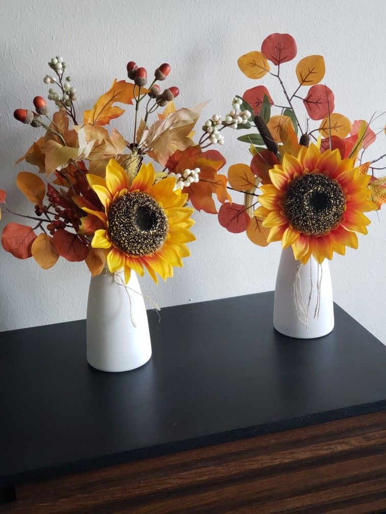 🍂 Fall Sunflower Decor 🌻