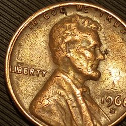 1968sLinclonpenny With Errors