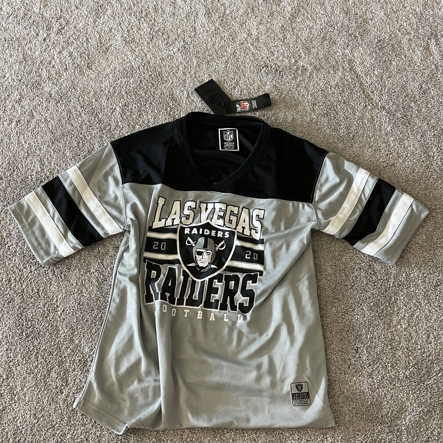 NFL Raiders Jersey Tee - Grey/combo