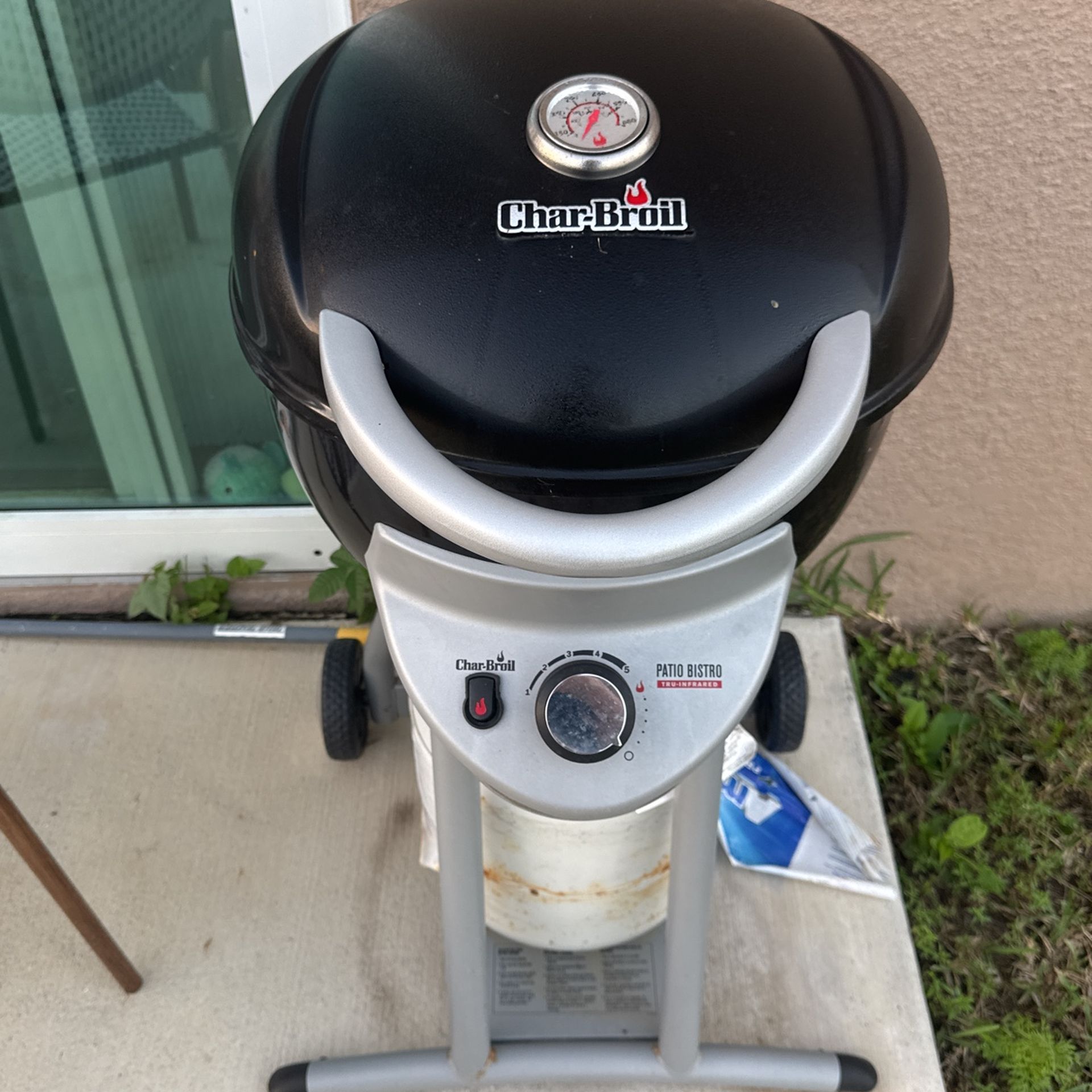 Patio Grill And Propane Tank