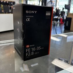 Sony 16-35mm II G Master Lens 