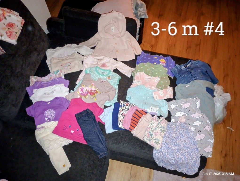 Baby Girl 3-6 month Clothes Bundle #4