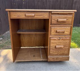 Golden Oak Desk