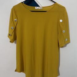 Mustard Yellow Blouse