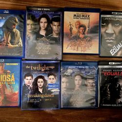 Bluray & DVD Movies
