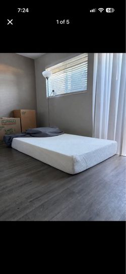Memory foam 8inch, twin size, gel mattress with cover
