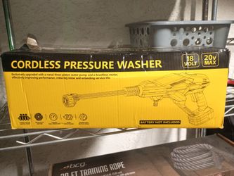 Cordless pressure washer