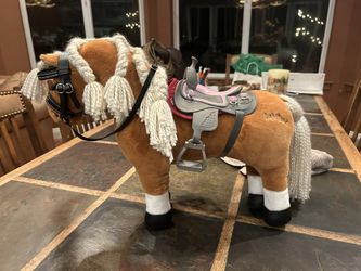 Lemieux Toy Pony With Saddle, Saddle, Pad, And Bridal