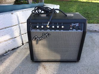Squier guitar and amp