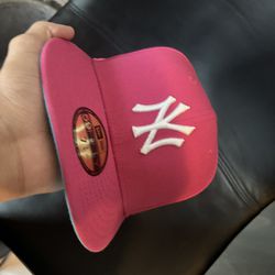 Yankee Pink Hat 