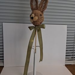 Decorative Bunny Head On A Stick