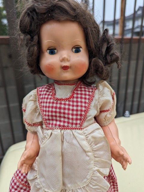 1950's Vintage Roddy Walker Doll, 12", Made in England walking Doll