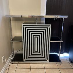 Coaster Bar Unit/Glass