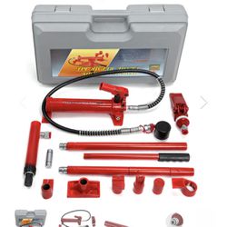 4 Ton Porta Power body frame repair kit tools hydraulic spreader cars trucks 