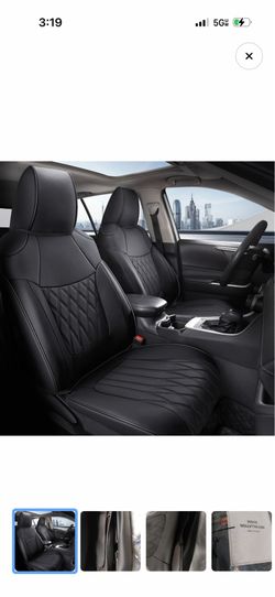 Custom Fit Leather Seat Covers for Toyota RAV4 (2019-2025) Full Set - New