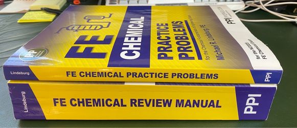 Chemical Engineering FE Exam Study Books - Lindeburg