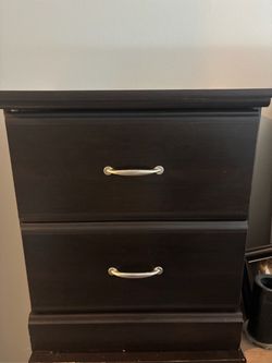 Night stands dark brown wood