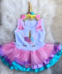 Unicorn tutu dress
