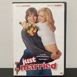 Just Married DVD Movie Ashton Kutcher Brittany Murphy Comedy Romance Y2K 2003