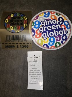 LEATHER GINO GREEN GLOBAL JACKETS 3XL for Sale in Puyallup, WA LEATHER GINO GREEN GLOBAL JACKETS 3XL for Sale in Puyallup, WA