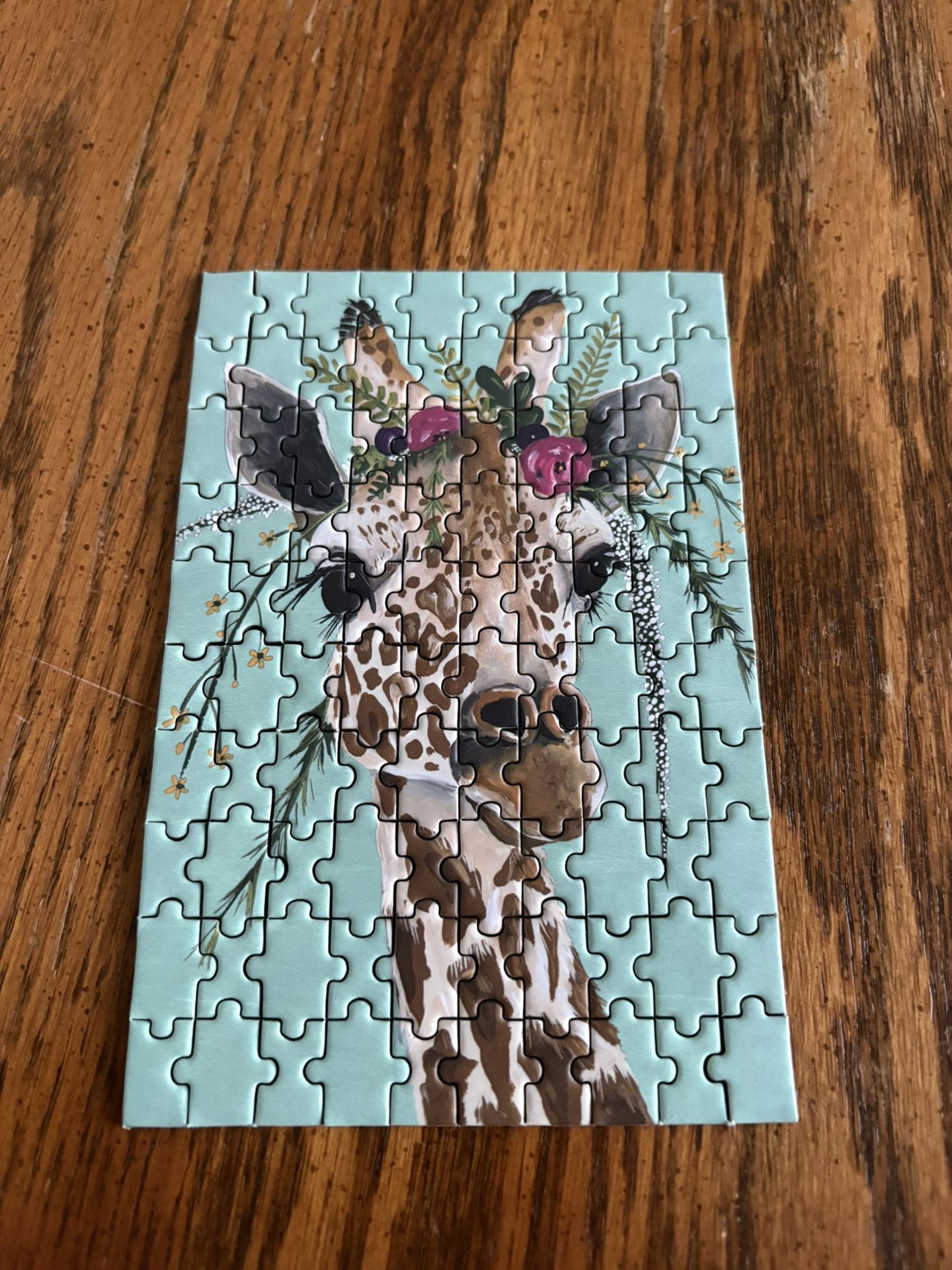 Mini Giraffe Pocket Puzzle - 100 Pieces