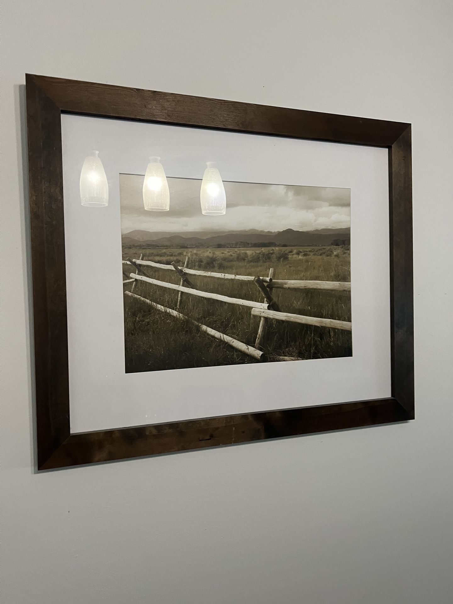 Farm Photo With Customize Frame Great Decor For Ranch Style Homes.