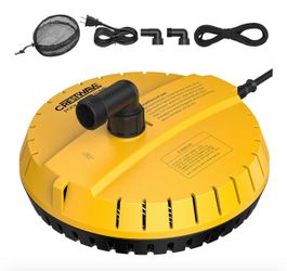 Crest wave pool cover pump