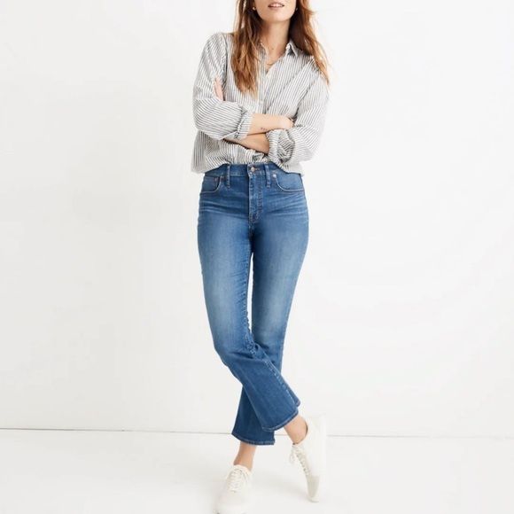 Madewell Cali Demi-Boot Jeans in Tierney Wash