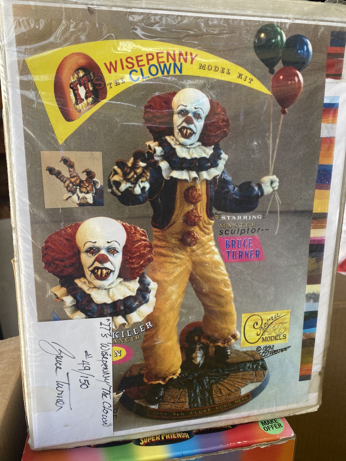 IT Pennywise Unfinished Statue Model Kit