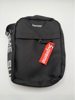 Black Supreme Crossbody Bag SS18