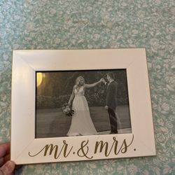 Mr And Mrs. Photo Frame 